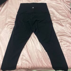 lulu lemon size 4 black leggings